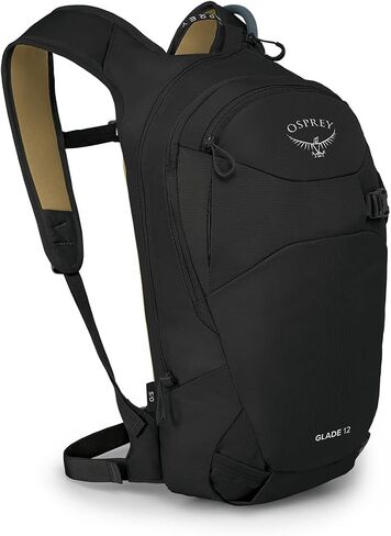 Osprey Glade 12L Ski and Snowboard Backpack with Hydraulics Water Reservoir, Black in Saudi Arabia