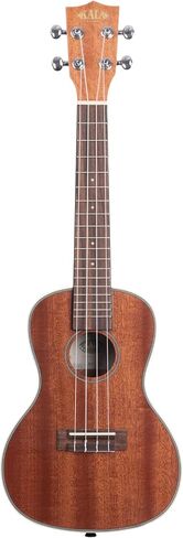 Gloss Mahogany Concert Ukulele Gloss Finish KA-CG Bundle with a Lumintrail Tuner and Polishing Cloth in Saudi Arabia