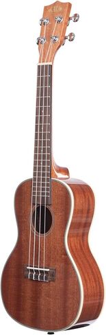 Gloss Mahogany Concert Ukulele Gloss Finish KA-CG Bundle with a Lumintrail Tuner and Polishing Cloth in Saudi Arabia