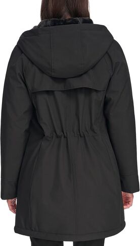 Tommy Hilfiger Women's Hooded Aline Soft Softshell Rain Coat in Saudi Arabia