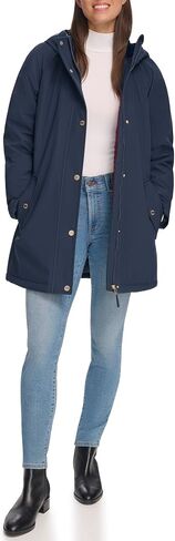 Tommy Hilfiger Women's Hooded Aline Soft Softshell Rain Coat in Saudi Arabia