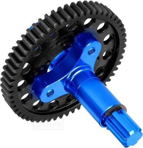 قابض شبشب RCMYou 57T Spur Gear مع تروس 15T/16T/17T تناسب تروس تروس 3.175 مم (1/8 بوصة) ترقيات متوافقة مع عمود 1/10 Granite/Senton/Big Rock/Vorteks 3s، Kraton/Outcast 4S، 1/8 Typhon 3S، الأزرق الداكن in Saudi Arabia