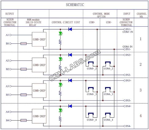 Electronics-Salon DIN Rail Mount DC24V 8 Channels DC-AC 2Amp G3MB-202P Solid State Relay SSR Module Board. in Saudi Arabia
