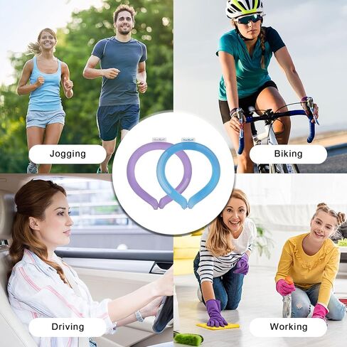 أنبوب تبريد الرقبة، يبدأ التبريد أقل من 15 درجة مئوية (59 درجة فهرنهايت)، مبرد الرقبة قابل لإعادة الاستخدام، أنبوب تبريد الرقبة للتبريد الداخلي في الصيف وتبديد الحرارة (أصفر، أخضر، أزرق) in Kuwait