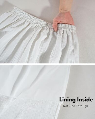 Nuoqi White Ruffle Bloomer for Women Cotton Victorian Pantaloons Knee Length Bloomer in Saudi Arabia