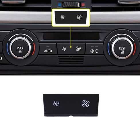 Jaronx for BMW A/C Climate Control Panel Fan Speed Button Replacement, fit for BMW 1 Series E81/E87/E88/E82, 3 Series E90/E91/E92/E93, X1 E84, X3 F25, X4 F26(1 PCS) in Saudi Arabia