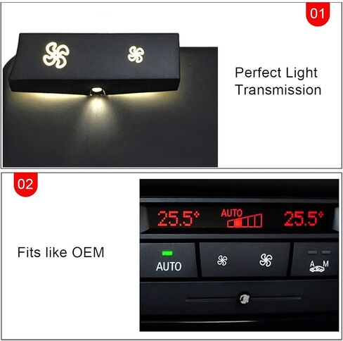 Jaronx for BMW A/C Climate Control Panel Fan Speed Button Replacement, fit for BMW 1 Series E81/E87/E88/E82, 3 Series E90/E91/E92/E93, X1 E84, X3 F25, X4 F26(1 PCS) in Saudi Arabia