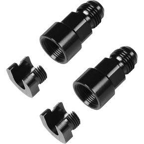 6AN ذكر إلى 5/16 الإناث Quick-Disconnect ، دفع السكك الحديدية EFI Fuel Fitting Molection Aluminium 1pc in Kuwait