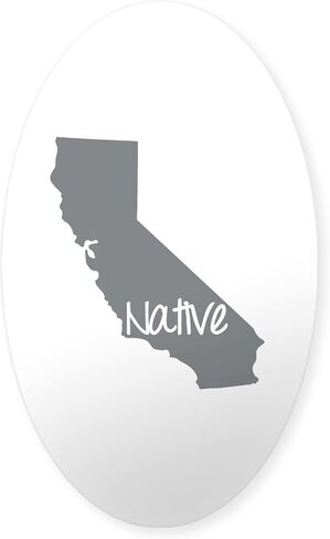 CafePress California Native Pride CA Oval Car Bumper Sticker in Saudi Arabia