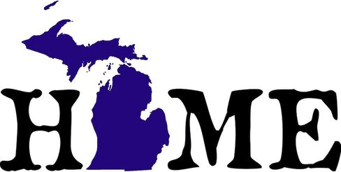 Cafepress Home Michigan Sticker Rectangle Lugper Sticker Decal in Saudi Arabia