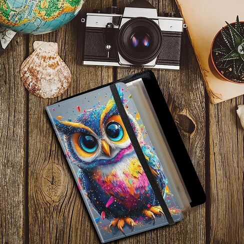 صور ألبوم 4 × 6 - 120 صورة تغطية جلدية بو ، ألبوم صغير لطيف مع فرقة مرنة قوية ، لألبوم صور عائلة عائلة الزفاف ، قطة مجردة in Kuwait
