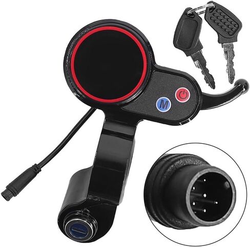 For H5 Electric Scooter LCD Display Dashboard Accessory - Intuitive Navigation, ABS Material in Saudi Arabia