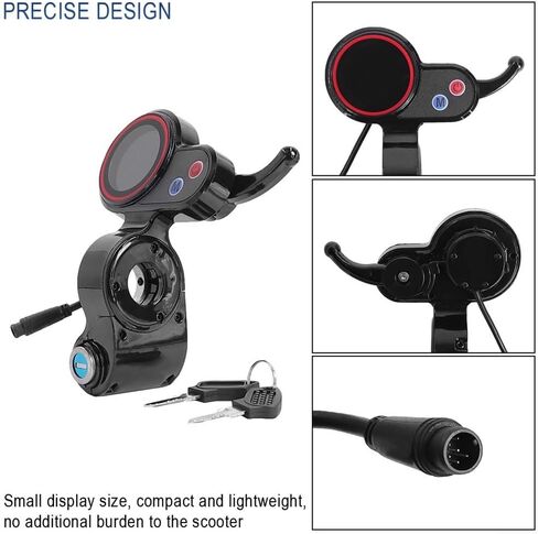 For H5 Electric Scooter LCD Display Dashboard Accessory - Intuitive Navigation, ABS Material in Saudi Arabia