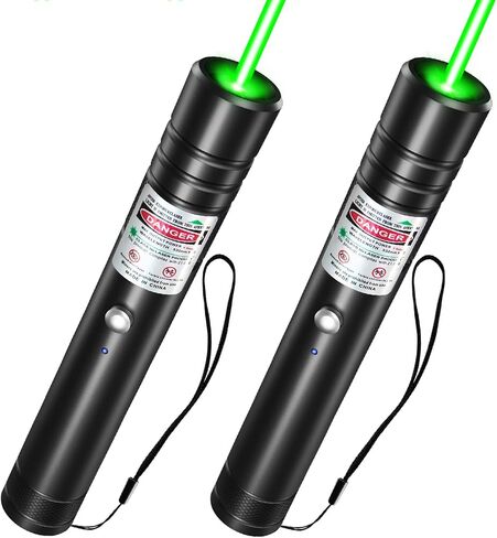 [Professional] Rechargeable Green Laser Pointer High Power Green Beam Light Long Distance Range For TV/LED/LCD Screens Tactical Flashlights Presentation Office/Outdoors/Astronomic/Construction [007] in Saudi Arabia