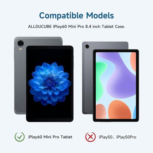 alldocube iplay 60 pro tablet case ، تعديل الزاوية ، غطاء وقائي مضاد للانزلاق ودائمًا لمدة 11 "iPlay 60 Pro Android tablet مع تصميم معلق ، وحماية خفيفة الوزن ومحمولة كاملة in Kuwait