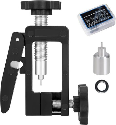 2-in-1 Needle Driver Insertion Tool & Hydraulic Hose Cutter for MTB Road Bicycle - Olive Banjo Fitting Install, Compatible with Most Needle Drivers in Kuwait