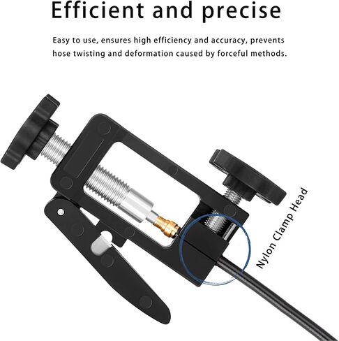2-in-1 Needle Driver Insertion Tool & Hydraulic Hose Cutter for MTB Road Bicycle - Olive Banjo Fitting Install, Compatible with Most Needle Drivers in Kuwait