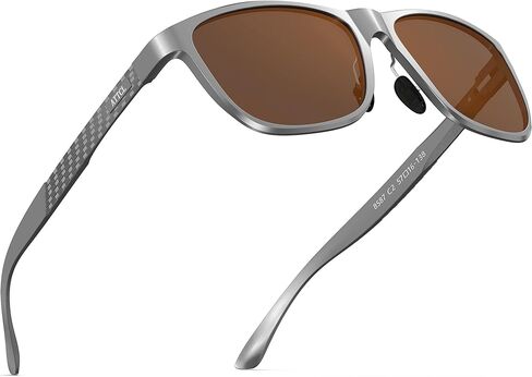 ATTCL Men's Retro Metal Frame Driving Polarized Sunglasses For Men in Saudi Arabia