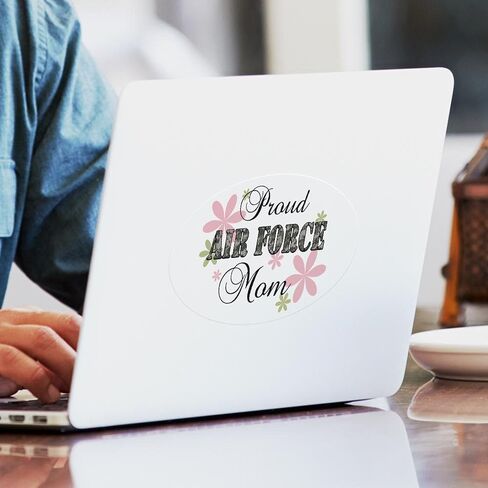 CafePress Air Force Mom [Fl Camo] Oval Car Bumper Sticker in Saudi Arabia