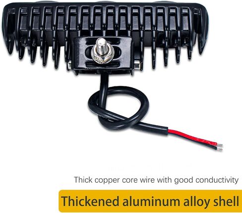 9-Bead Red Forklift LED Warning Light, High-Intensity Forklift Safety Light with Lens & Aluminum Housing, Adjustable Mount for Easy Installation, DC 12-80V for Warehouse & Industrial Use (2Pcs) in Saudi Arabia