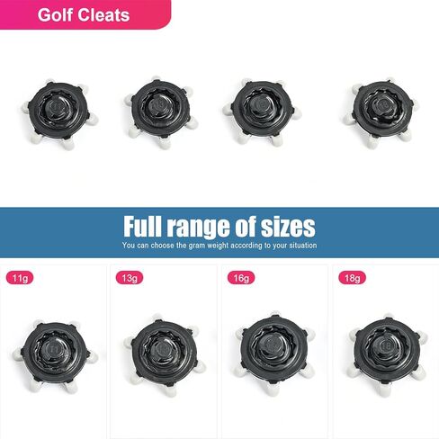 مجموعة استبدال المسامير لأحذية الجولف 14 قطعة مضادة للانزلاق ومسامير سريعة الالتواء سهلة الاستبدال، هدية رائعة للاعبي الغولف والرياضيين، مسامير متينة عالية الأداء in Kuwait