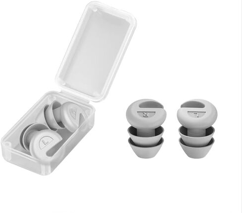 Ear Plugs for Sleeping Noise Cancelling, 38dB Noise Reduction Earplugs, Silicone Reusable Hearing Protection Ear Plug, Waterproof Earplug Suitable for Sleeping, Study, Travel, Concerts (3Pairs) in Saudi Arabia