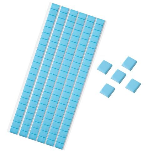 Adhesive Poster Sticky Tack Putty, Reusable Removable Mounting Putty, 132PCS, for Displaying Pictures, Posters, Nail Art, Party Decorations(Blue) in Kuwait