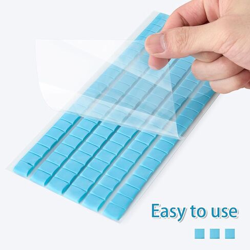 Adhesive Poster Sticky Tack Putty, Reusable Removable Mounting Putty, 132PCS, for Displaying Pictures, Posters, Nail Art, Party Decorations(Blue) in Kuwait