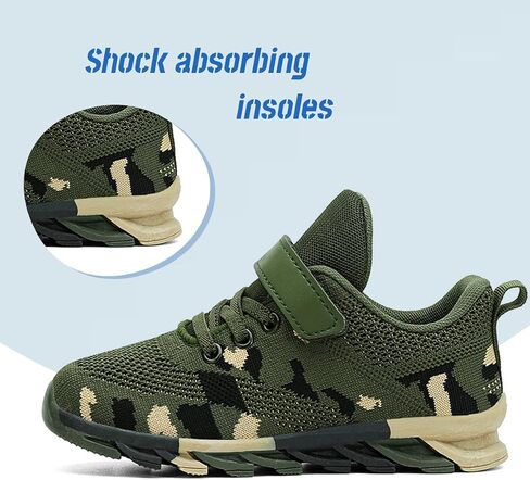 Kids Athletic Sports Shoes Boys Running Girls Tennis Casual Fitness Lightweight Breathable Stylish for Toddler/Little Kid/Big Kid in Saudi Arabia