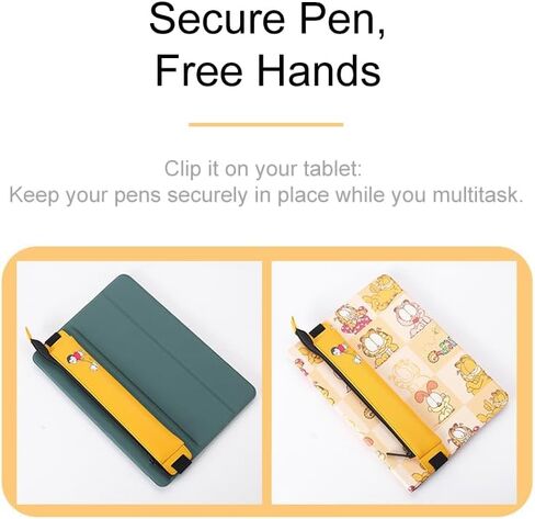 كيس القلم لطيف متوافق مع رائع | قلم رصاص متوافق مع Apple iPad | حامل قلم رصاص متوافق مع Wacom & Huion & XP-Pen & Simbans | حامل القلم متوافق مع Samsung (أسود) in Kuwait