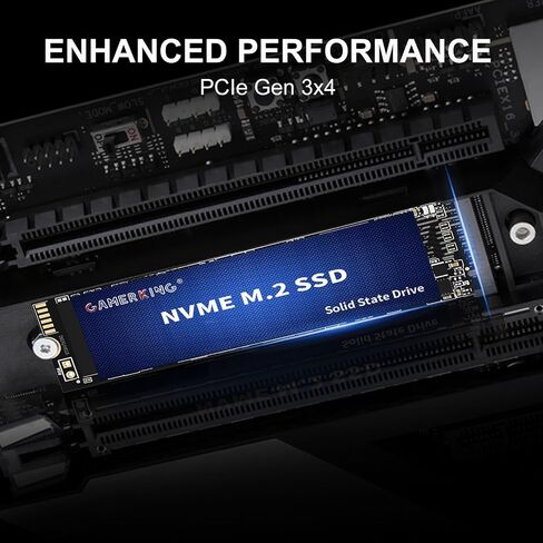 GAMERKING 128GB M.2 NVME SSD 2280 PCIe 3.0 Gen3 x4, Internal Solid State Drive up to 1800MB/s 3D NAND Flash M Key Low Power Consumption Disk, Upgrade Storage for Desktop, Laptop in Saudi Arabia