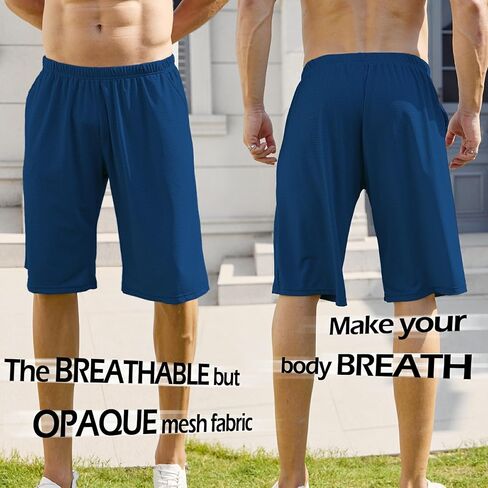 Mens Athletic Running Shorts 1 Pack Quick Dry with Pockets Workout Gym Shorts for Men Mesh Swim Trunks Pajama Board in Saudi Arabia