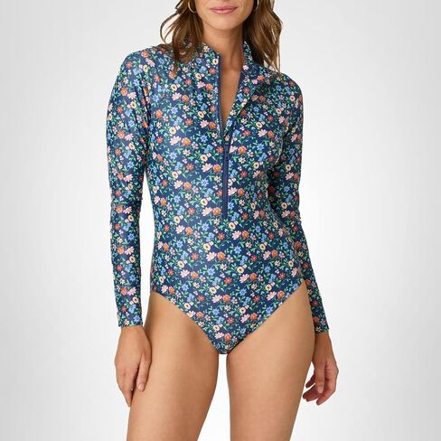 Shoshanna Women's Santana Floral Long Sleeve Rashguard in Saudi Arabia