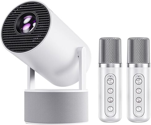 جهاز عرض صغير ، جهاز عرض محمول مع WiFi 6 و Bluetooth 5.4 ، 170 ANSI 4K HD MOVIER ، متوافق مع الهاتف ، عصا التلفزيون ، الكمبيوتر المحمول ، HDMI ، USB للفيلم Home Outdoor ، HY300 Pro+ in Kuwait