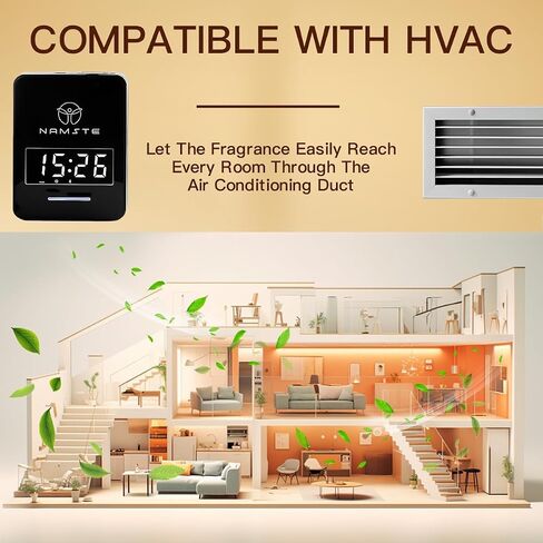 الناشر بدون ماء - نظام HVAC ، ناشر الزيت الأساسي غرفة كبيرة ، تغطية 3000 قدم مربع ، مراقبة مستوى الزيت الذكي ، التحكم في بلوتوث ، ناشر جمع الفنادق ، تقنية الهواء البارد للمنزل ، المكتب in Saudi Arabia