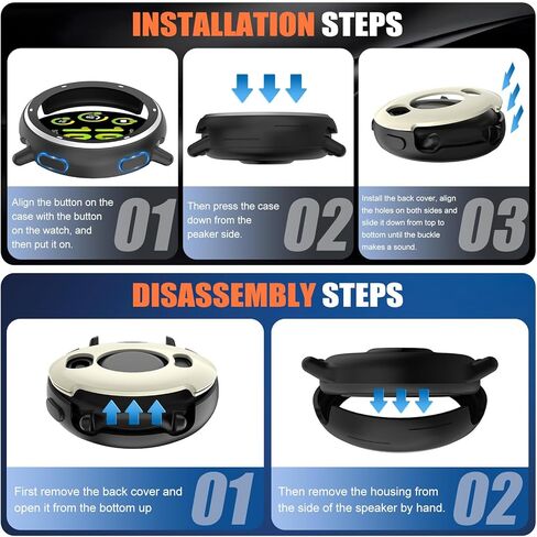 BEARDDO 2 في 1 حالة معدنية لـ Garmin Vivoactive 5 مع تغطية TPU الخلفية ، غطاء وقائي مقاوم للصدمات وعرة مع إكسسوارات القماش التنظيف لـ Garmin Vivoactive 5 Smartwatch Bezel (Dark Gray) in Kuwait