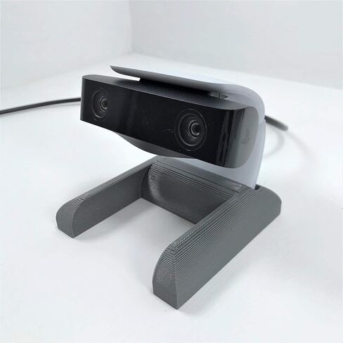 Product Compatible with The PS5 HD Camera Desk Stand Holder Mount Bracket for PlayStation 5 Black in Saudi Arabia