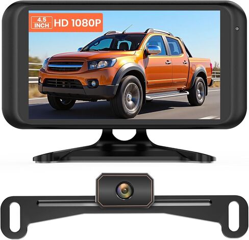 AUTO-VOX Wireless Backup Camera: 5" 1080P HD Dual-Channel Monitor, Easy Installation,Stable Digital Transmission Signal,IP69K Waterproof Night Vision Back Up Camera for Truck,SUV,Pickup,Car,Trailer in Saudi Arabia