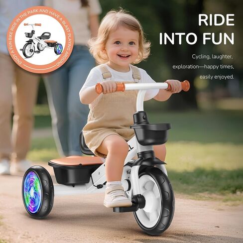 Umatoll Tricycle for 2-5 Year Old, Birthday Gift for Girl Age 2-4 in Kuwait