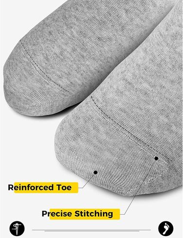 No Show Socks Womens Men Ankle Socks Short Low Cut Invisible Liner Non Slip Casual Athletic Boat Socks 6 Pairs in Saudi Arabia