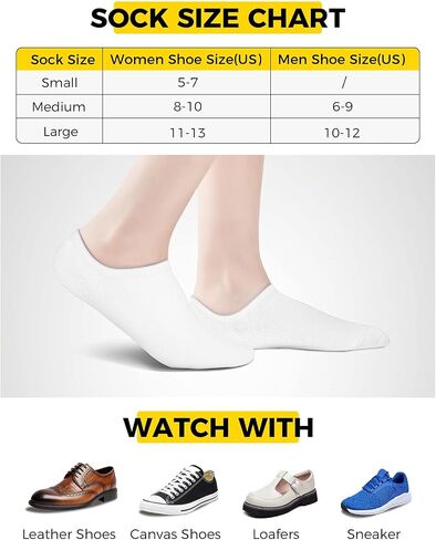 No Show Socks Womens Men Ankle Socks Short Low Cut Invisible Liner Non Slip Casual Athletic Boat Socks 6 Pairs in Saudi Arabia