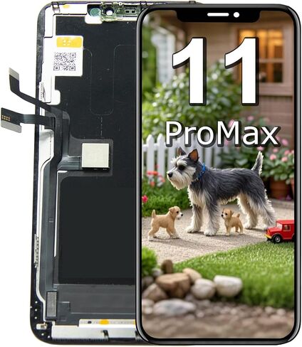 للحصول على iPhone 11 Pro Screen Replacement 5.8 Inch ، LCD Display Touch Screen Digitizer Association متوافق مع الطراز A2160 A2217 A2215 (بدون أدوات) in Kuwait