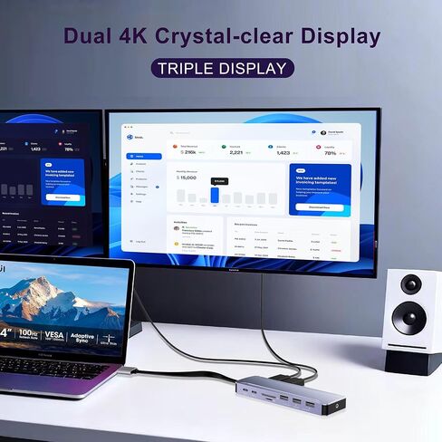 USB C HUB 10GBPS ، USB C Flitter مع إخراج الفيديو 4K@60Hz ، شحن تسليم الطاقة 100W ، نقل البيانات ، محول Multiport USB4 HUB لـ MacBook Pro/Air ، iPad Pro ، Mac Mini والمزيد من الأجهزة C in Kuwait