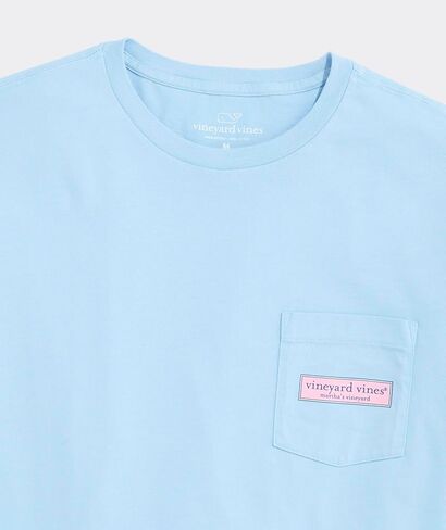 vineyard vines Men's Classic Logo Box Long-Sleeve Pocket Tee in Saudi Arabia