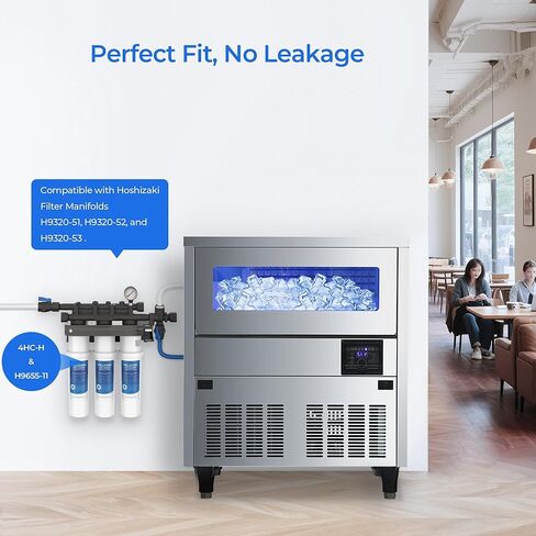 4HC-H Water Filter, Replacement for H9655-11, Compatible with Hoshizaki Filtration Manifolds H9320-51, H9320-52, and H9320-53 (1 Pack) in Kuwait