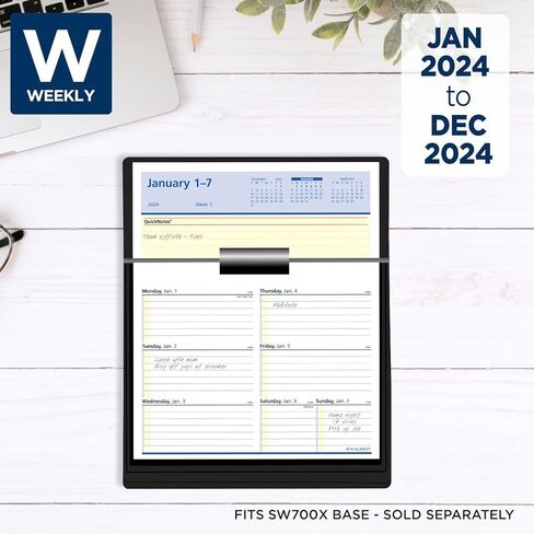 AT-A-GLANCE 2026 Desk Calendar Refill, Weekly, 5.5" x 7", Flip-A-Week with QuickNotes (SW7065026) in Kuwait