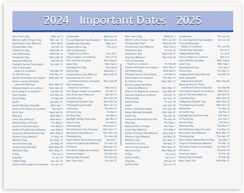 AT-A-GLANCE 2026 Desk Calendar Refill, Weekly, 5.5" x 7", Flip-A-Week with QuickNotes (SW7065026) in Kuwait