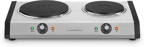 Cuisinart CB-30P1 Cast-Iron Single Burner, Stainless Steel in Saudi Arabia