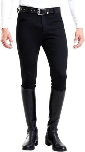 Men's Breeches Full Seat Equestrian Horse Riding Pants for Men Horseback Riding White Black Trousers Clothes Equipment in Kuwait