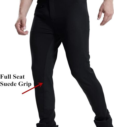 Men's Breeches Full Seat Equestrian Horse Riding Pants for Men Horseback Riding White Black Trousers Clothes Equipment in Kuwait